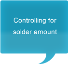Controlling for amount of solder